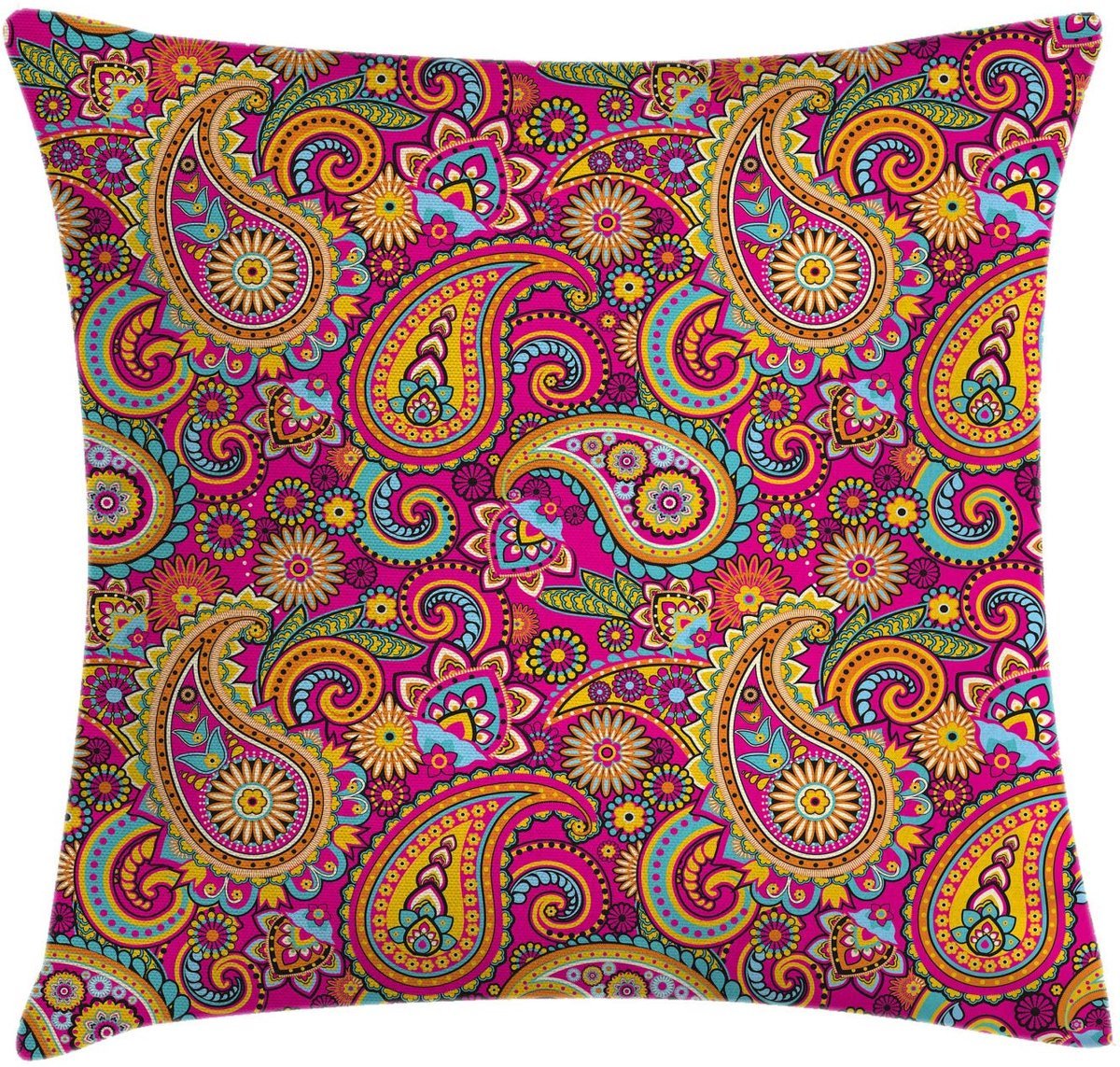 ABAKUHAUS Paisley Kussenhoes - 50x50 cm - dubbelzijdig bedrukt