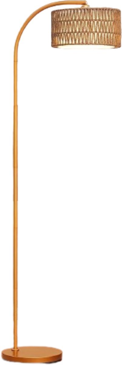 ApexArte® Booglampen Staand Vloerlamp - Vloerlampen Woonkamer - Goud
