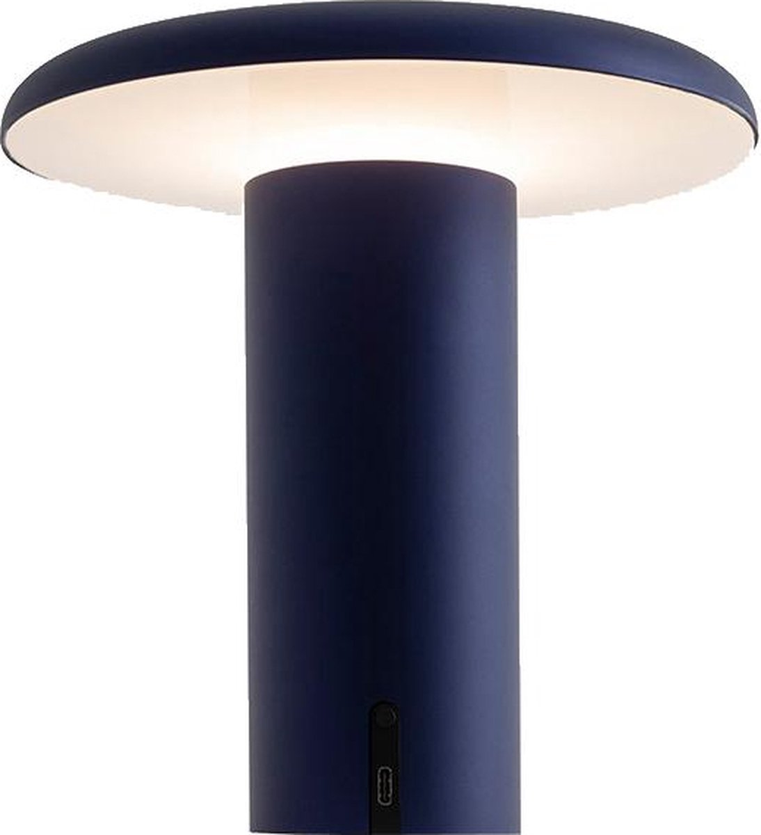 Artemide Takku Tafellamp LED Oplaadbaar Anodized Blue