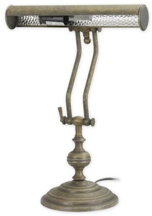 Bankierslamp - Klassiek messing - Tafellamp - 41,6 cm hoog