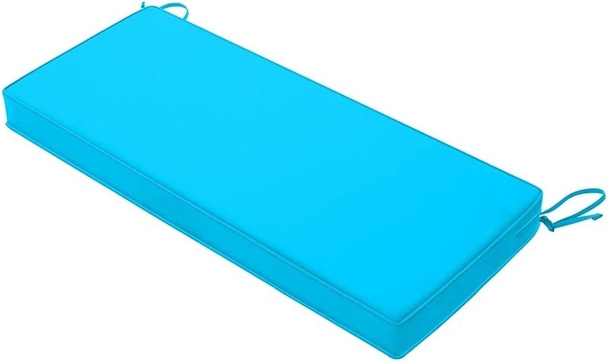 Bankkussen - Stoelkussen Zitkussen - Buiten Binnen - Waterdicht Antislip - 55x55x5cm - Hemelsblauw
