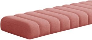 Bankkussen - Zitkussen Stoelkussen - Buiten en Binnen - Antislip Onderkant - 30x200cm - Roze