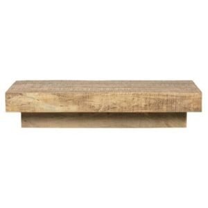 Basiclabel Balk Salontafel - Hout - Naturel - 30x150x60