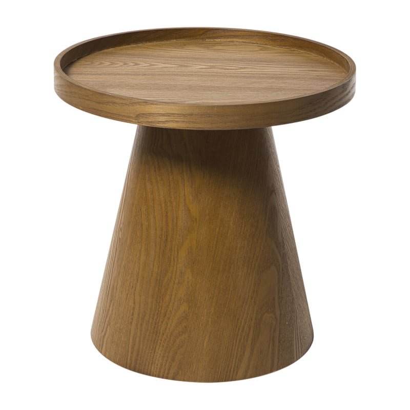 Bijzettafel Rondo klein - bruin - ø38.5x38 cm