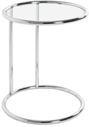 Bijzettafel van Staal en Veiligheidsglas - Modern en Veelzijdig Design