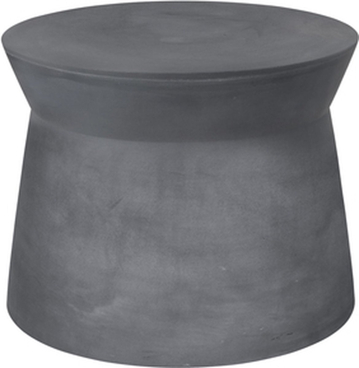 Broste Copenhagen grijs fiberclay bijzettafel 50 x 39 cm voor binnen en buiten