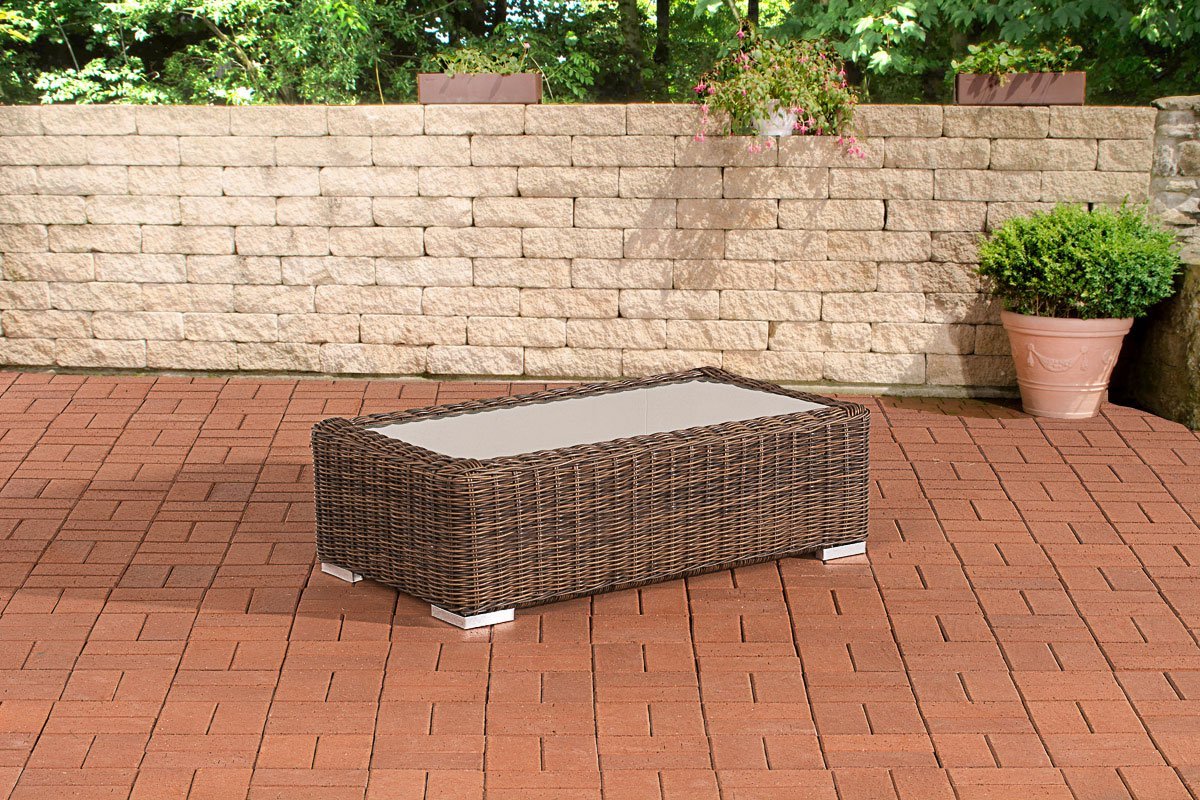 CLP Salontafel Madeira 110 x 60 bruin gemeleerd