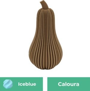 Caloura pompoen beeld - Decoratief beeld - IJsblauw - 3d geprint beeld - Herfst woondecoratie - :positie: - 11CM