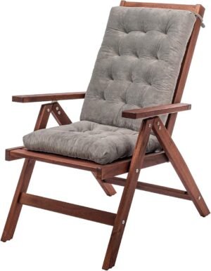 Comfortabel Stoelkussen voor Binnen en Buiten - Rug- en Zitkussen Set