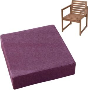 Comfortabel Vierkant Zitkussen voor Binnen en Buiten - Dikke Schuimvulling - Antislip & Wasbaar
