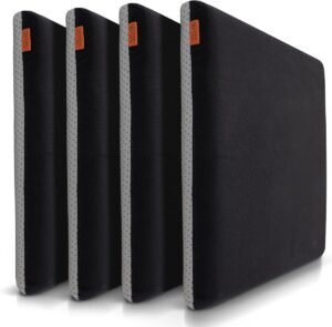 Comfortabele Zitkussens Set van 4 - Antislip, Wasbare Hoes, Ergonomisch Ontwerp voor Eetkamerstoelen