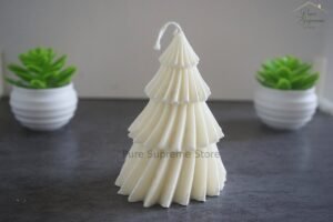 Decoratie kaars kerstboom | Kerst | Handgemaakt