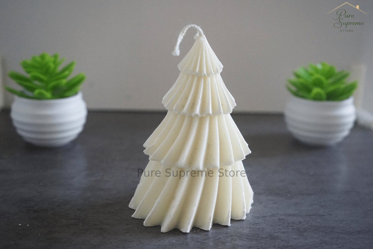 Decoratie kaars kerstboom | Kerst | Handgemaakt