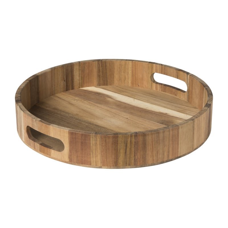 Dienblad acacia - naturel - ø30 cm