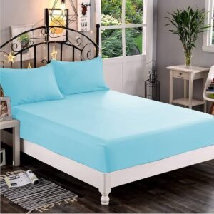 Diep Hoeslaken Aqua Blauw - 1500 Premium Microvezel - California-Kingsize