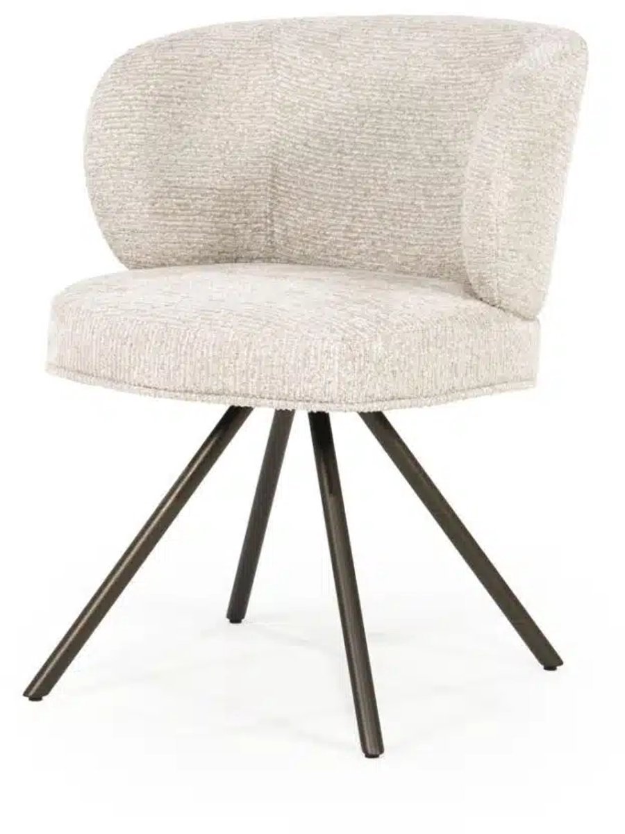 Eleonora eetkamerstoel Jayson draaibaar taupe