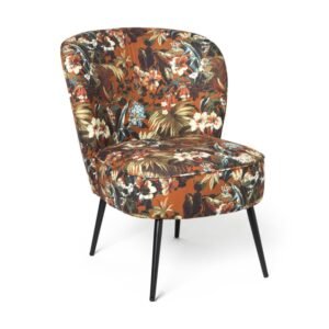 Fauteuil Frida - gebloemd - 77x69x60 cm