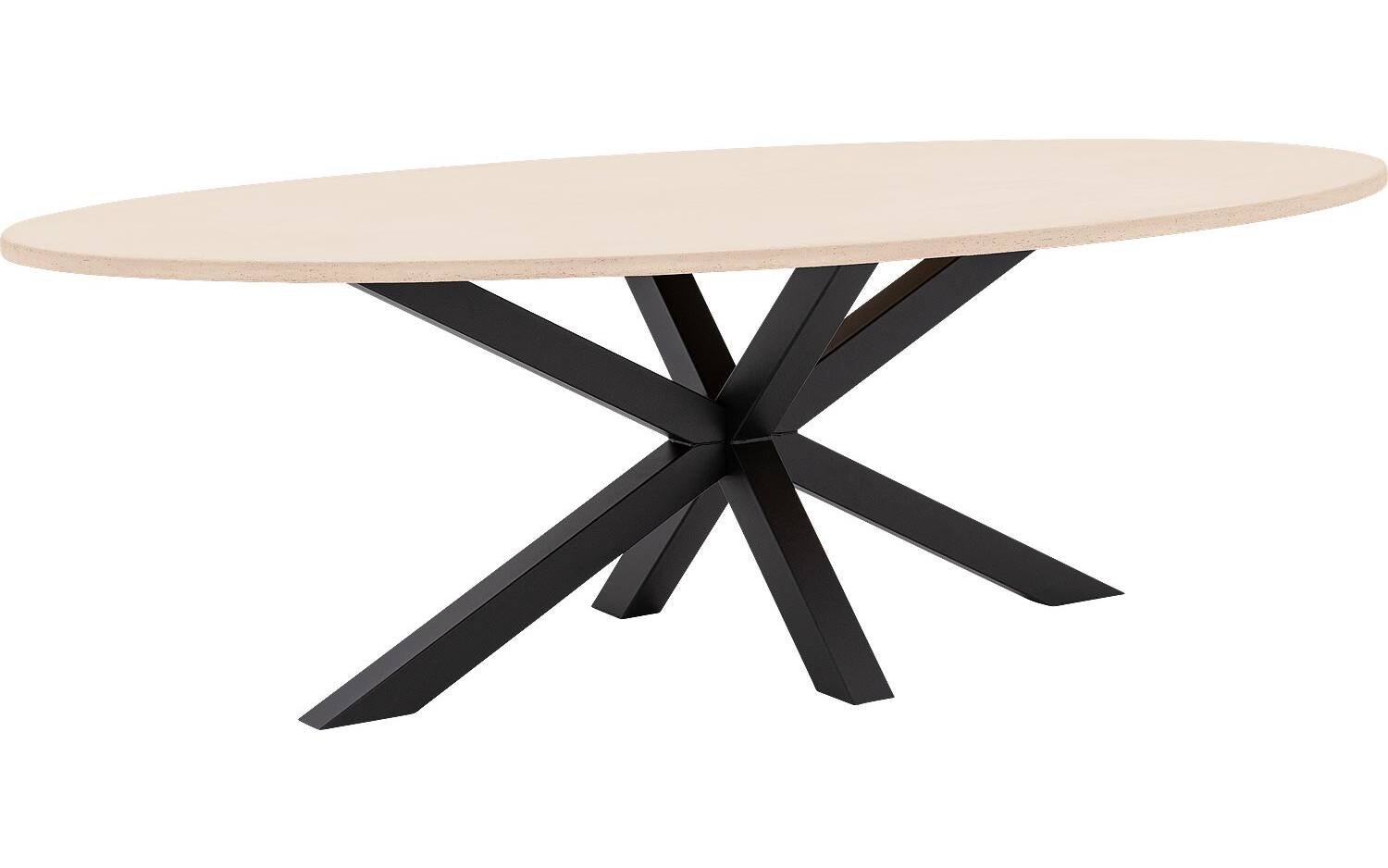 Goossens Eettafel Stone, Ovaal 250 x 120 cm