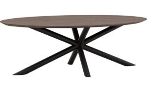 Goossens Excellent Eettafel Gs-1302, Ovaal 220 x 120 cm