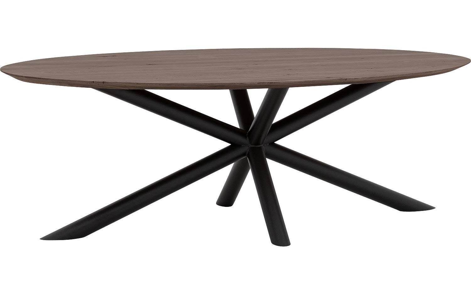 Goossens Excellent Eettafel Gs-1302, Ovaal 220 x 120 cm