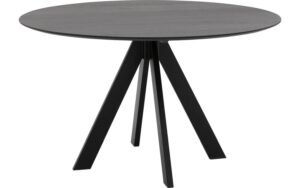Goossens Excellent Eettafel Uniek, Rond 120 x 120 cm