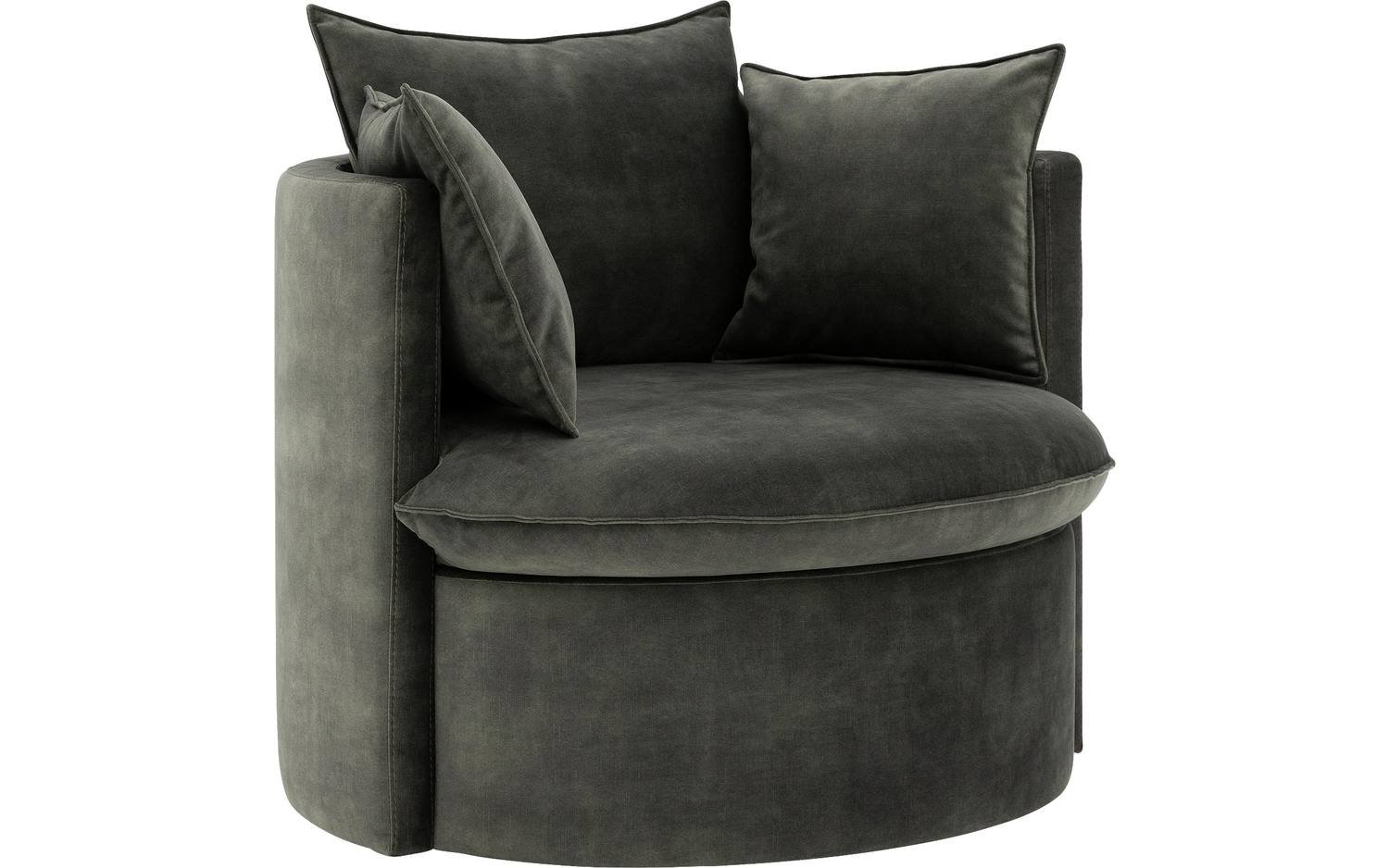 Goossens Fauteuil Bonne, Fauteuil met los zitkussen