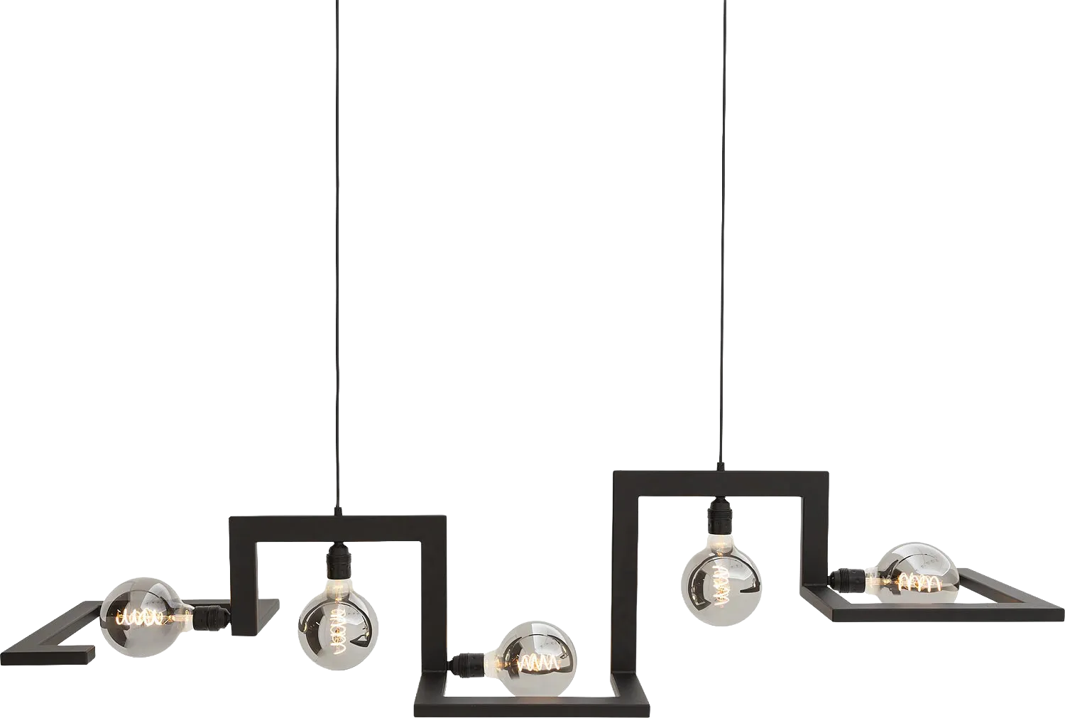 Goossens Hanglamp Anouk, Hanglamp met 5 lichtpunten exclusief lichtbron
