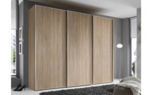 Goossens Kledingkast Big Choice Type 01 163, Slaapkamerkast 280 cm breed, 240 cm hoog, 3 schuifdeuren