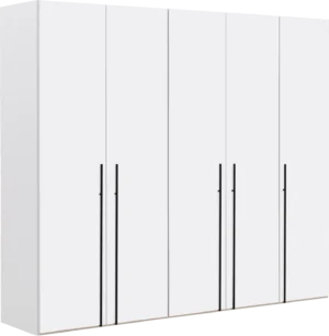 Goossens Kledingkast Easy Storage Ddk, Kledingkast 253 cm breed, 220 cm hoog, 5x draaideur