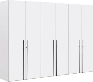 Goossens Kledingkast Easy Storage Ddk, Kledingkast 304 cm breed, 220 cm hoog, 6x draaideur