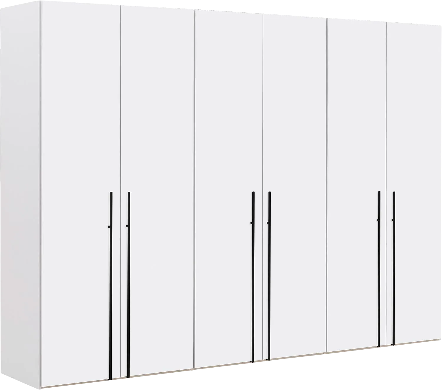 Goossens Kledingkast Easy Storage Ddk, Kledingkast 304 cm breed, 220 cm hoog, 6x draaideur