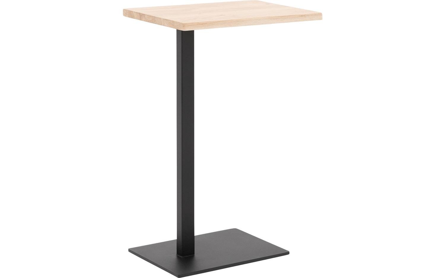 Goossens Nachtkastje Tangel, hout eiken onbewerkt, stijlvol landelijk, 43 x 65 x 32 cm