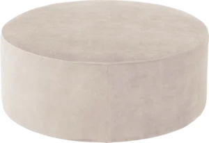 Goossens Poef Arendal, Poef ø 40 cm - 49 cm hoog