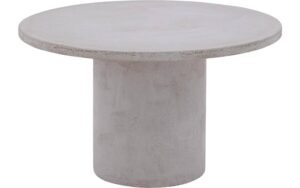 Goossens Salontafel Stone rond, beton grijs, urban industrieel, 50 x 31 x 50 cm