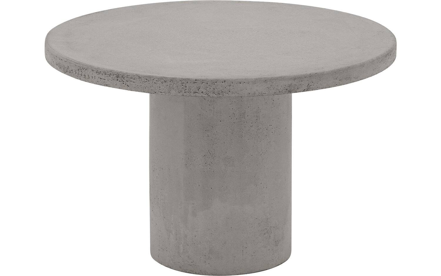 Goossens Salontafel Stone rond, beton grijs, urban industrieel, 50 x 31 x 50 cm