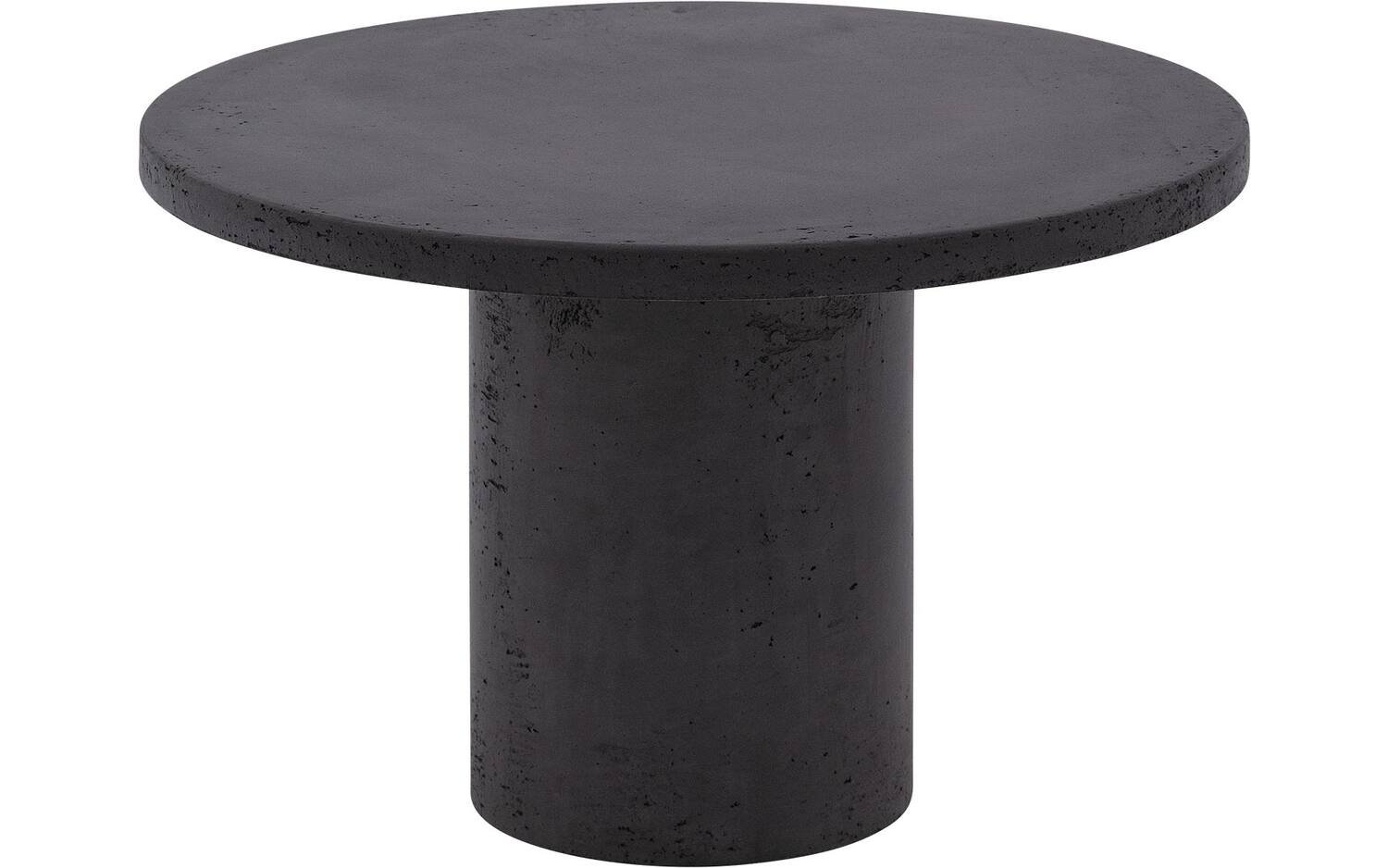 Goossens Salontafel Stone rond, beton grijs, urban industrieel, 50 x 31 x 50 cm