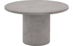Goossens Salontafel Stone rond, beton grijs, urban industrieel, 70 x 40 x 70 cm
