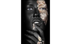 Goossens Schilderij Noir Goldest, 80 x 120 cm