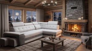 Hoekbank met Slaapfunctie 277x180x100 cm - 277x180x100 cm - Antraciet - cm - Medahomestore Grand Deluxe - Medahomestore
