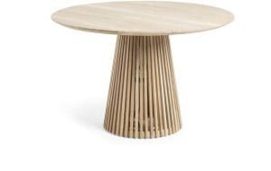 Kave Home Jeanette ronde tafel in massief teak Ø 120 cm