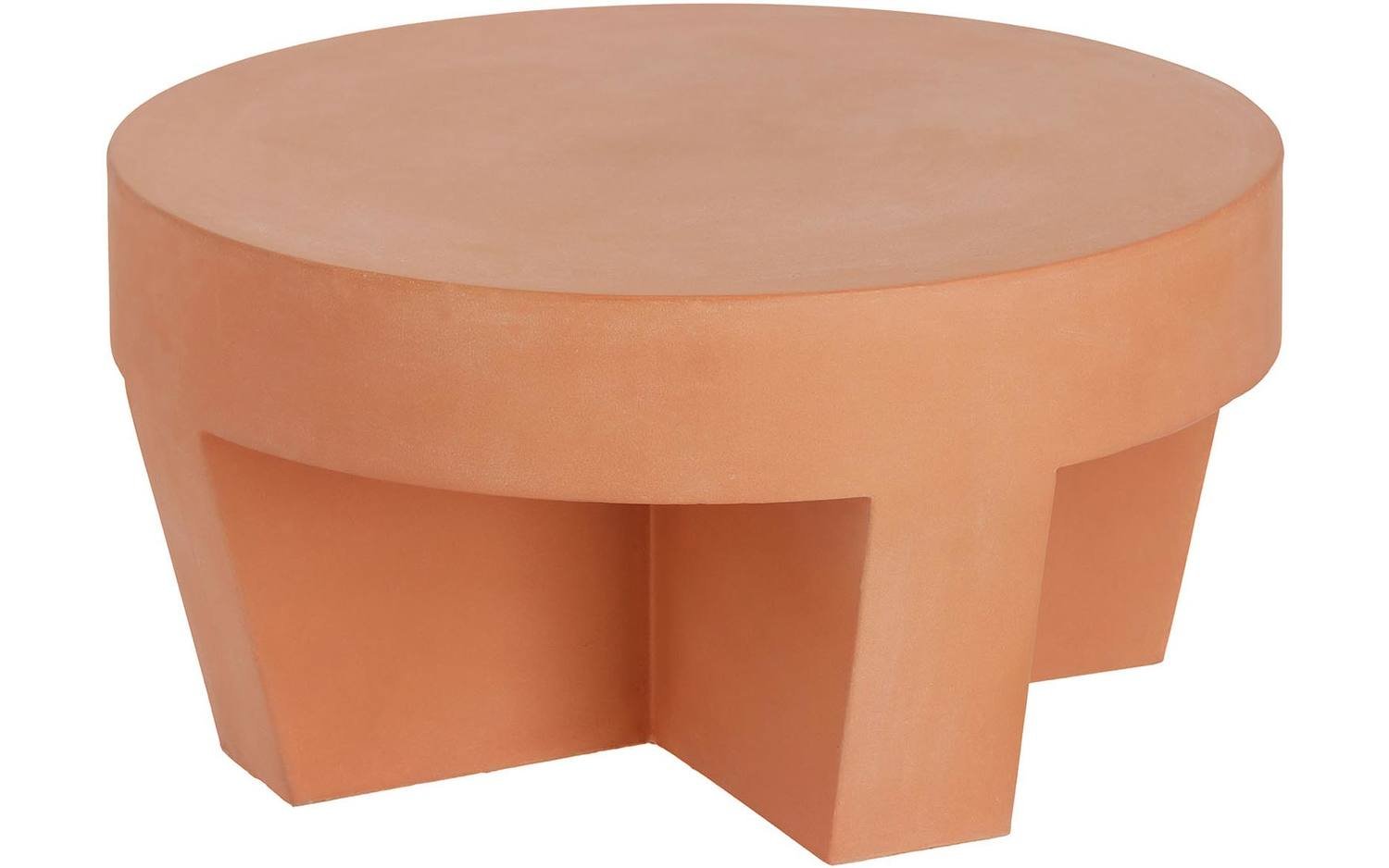 Kave Home Kave Home Tuinmeubel Vilena, Vilena koffietafel terracotta Ø 60 cm