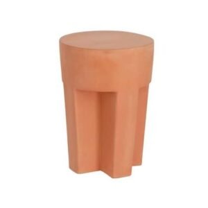 Kave Home - Vilena bijzettafel terracotta Ø 33 cm