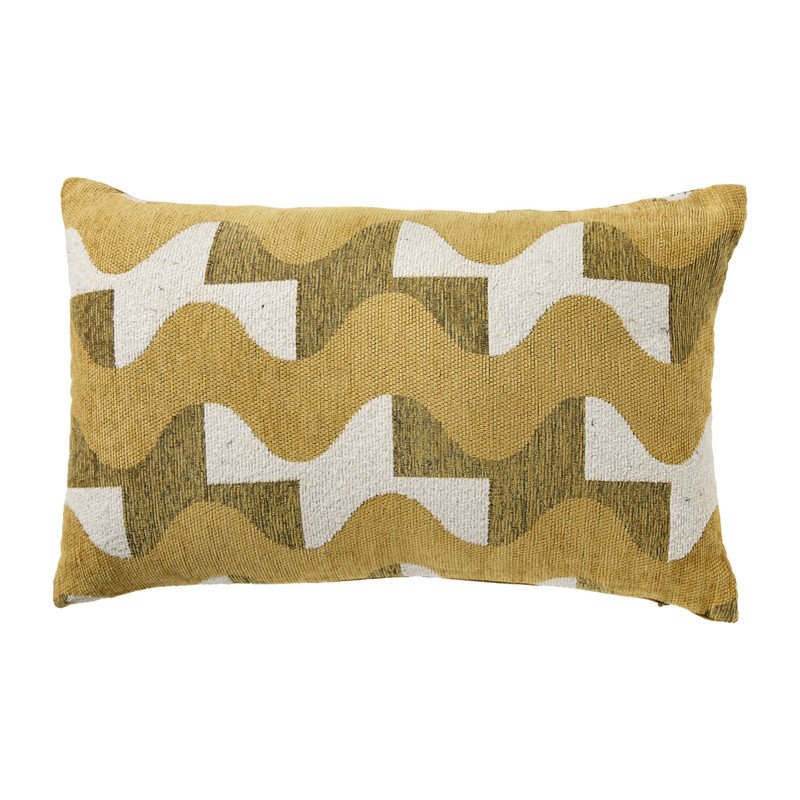 Kussen wave - multikleur - 30x50 cm