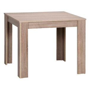 Leen Bakker - Eettafel Sepp - Donker Eiken - 75x80x80 Cm - Spaanplaat - Bruin