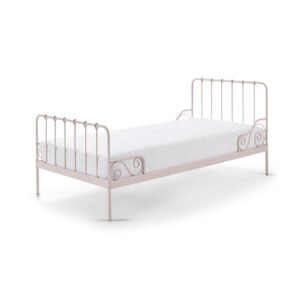 Leen Bakker - Vipack Bed Alice - 90x200 Cm - Metaal - Roze