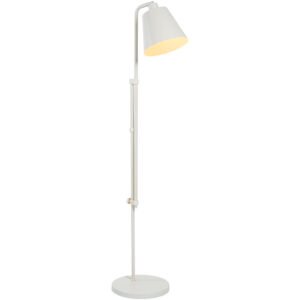 Leen Bakker - Vloerlamp Xemm - - E27 - 110x30xØ25 Cm - Metaal - Beige - H150 Cm