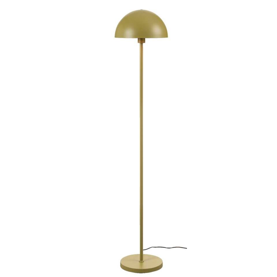 Leen Bakker - Vloerlamp Yuki E27 - - 150xØ30 Cm - Metaal - Groen