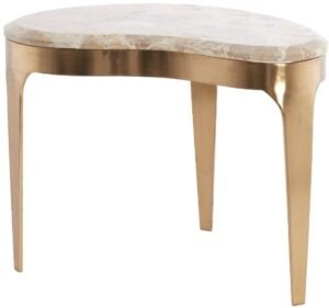 Light & Living Bijzettafel Giulio - Bruin - Ø51x36cm -