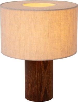 Lucide TACHINA - Tafellamp - 1xE27 - Naturel - Japandi