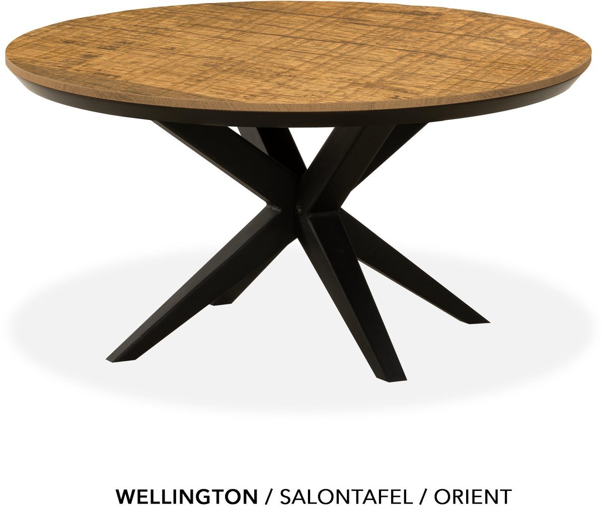 Maxfurn - Ronde salontafel met verjongde rand | Zeer krasvast | Kleur: Orient | diameter 80cm